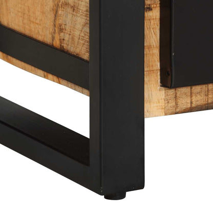 vidaXL Schubladenschrank 50x35x70 cm Raues Massivholz Mango