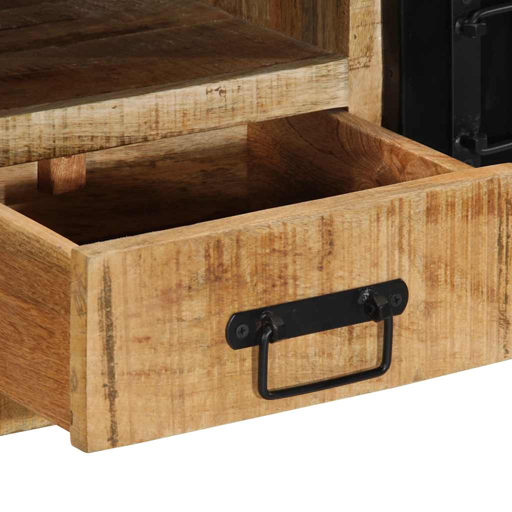 vidaXL TV-Schrank 100x30x35 cm Massivholz Mango