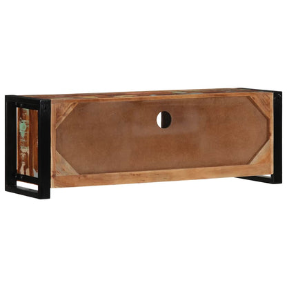 vidaXL TV-Schrank 100x30x35 cm Massivholz Altholz