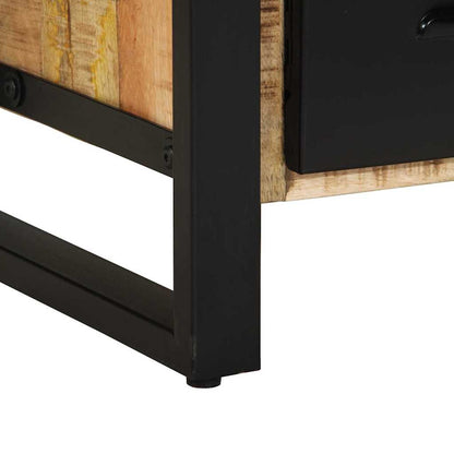 vidaXL Badezimmerschrank Braun 55 x 35 x 60 cm Massivholz Mango