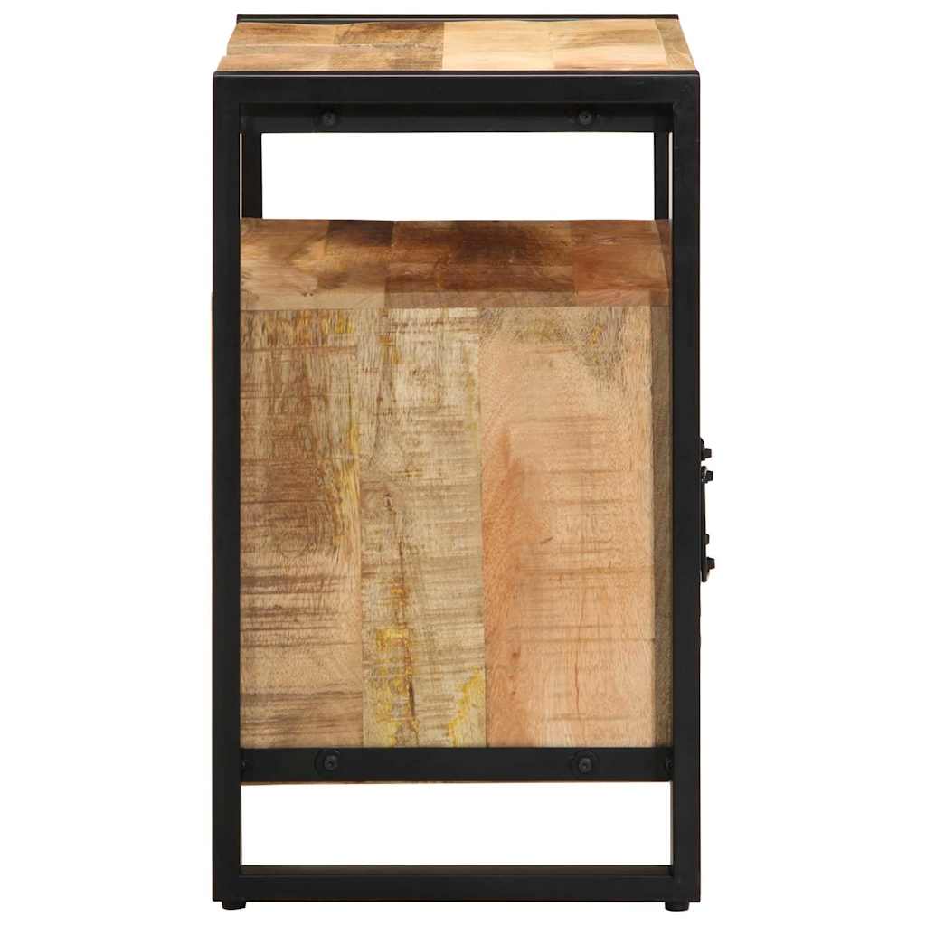 vidaXL Badezimmerschrank Braun 55 x 35 x 60 cm Massivholz Mango