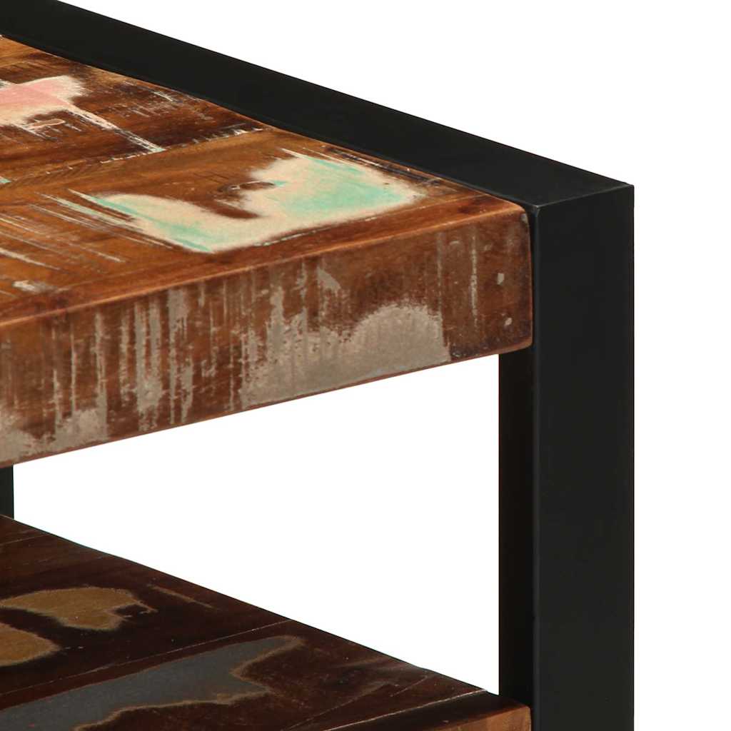 vidaXL Waschbeckenunterschrank 55x35x60 cm Altholz Massivholz
