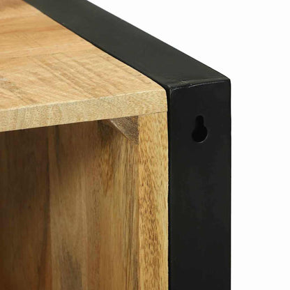 vidaXL Badezimmerschrank Braun 40 x 30 x 90 cm Massivholz Mango