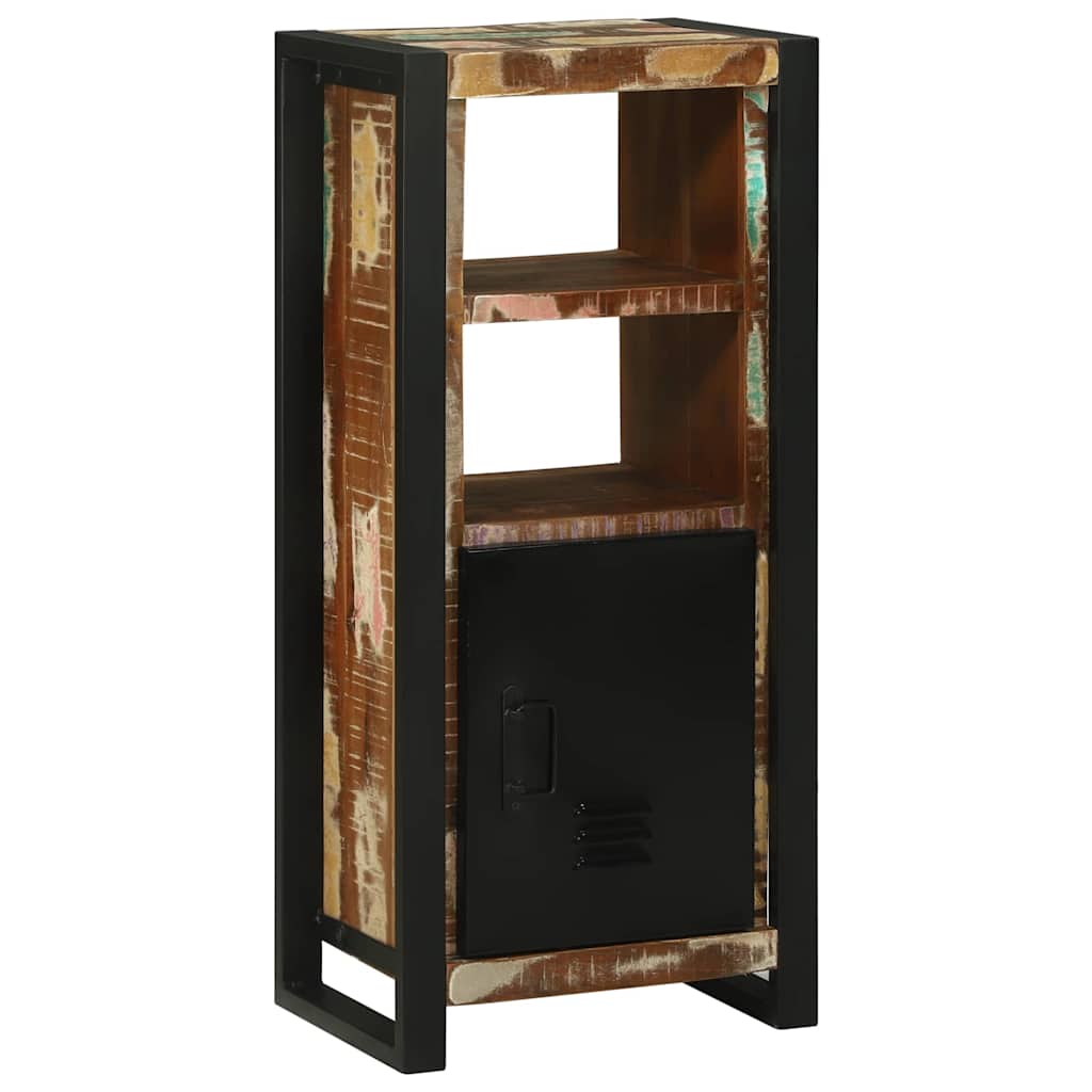 vidaXL Badezimmerschrank mit Regal Braun Massives upgecyceltes Holz