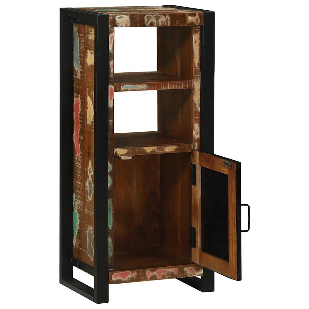 vidaXL Badezimmerschrank mit Regal Braun Massives upgecyceltes Holz