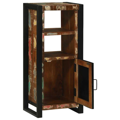 vidaXL Badezimmerschrank mit Regal Braun Massives upgecyceltes Holz