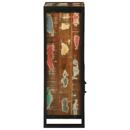 vidaXL Badezimmerschrank mit Regal Braun Massives upgecyceltes Holz