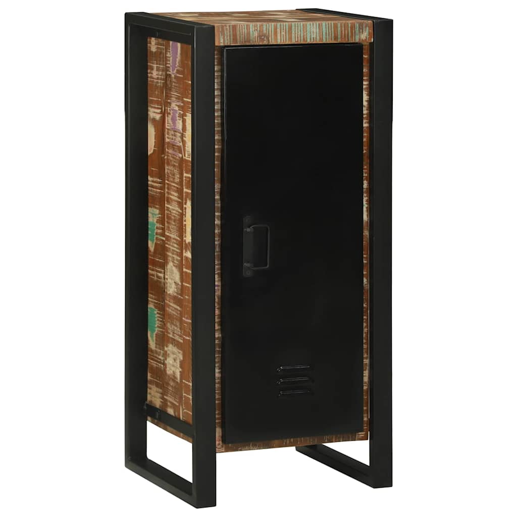vidaXL Badezimmerschrank mit Regal Braun Massives upgecyceltes Holz