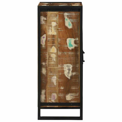 vidaXL Badezimmerschrank mit Regal Braun Massives upgecyceltes Holz