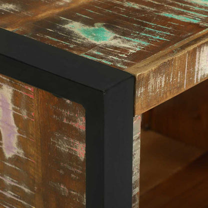 vidaXL Wandwürfel Braun 55 x 35 x 40 cm Massives upgecyceltes Holz