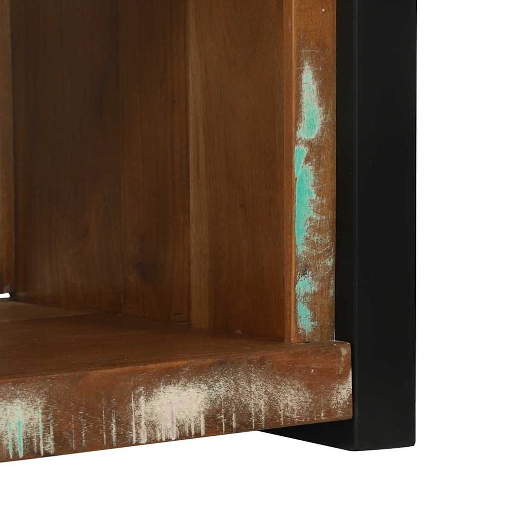 vidaXL Wandwürfel Braun 55 x 35 x 40 cm Massives upgecyceltes Holz