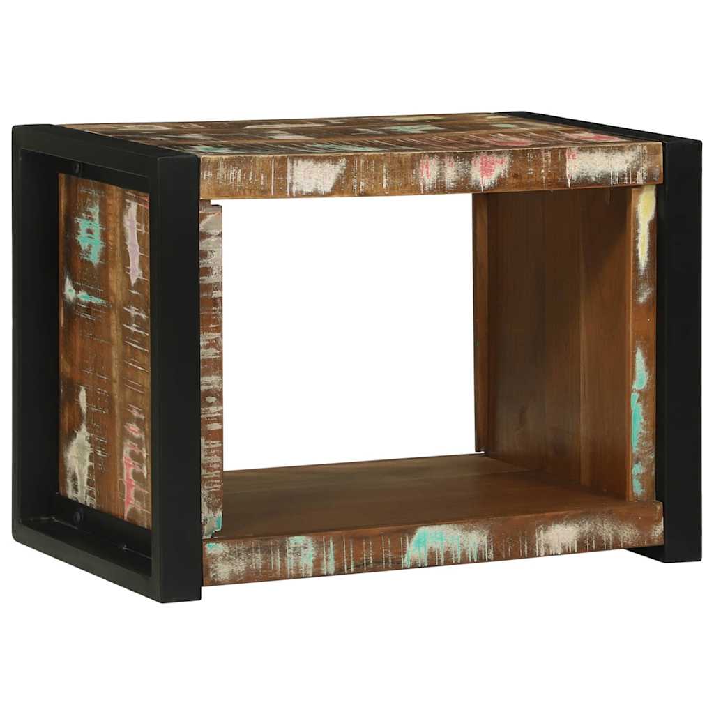 vidaXL Wandwürfel Braun 55 x 35 x 40 cm Massives upgecyceltes Holz