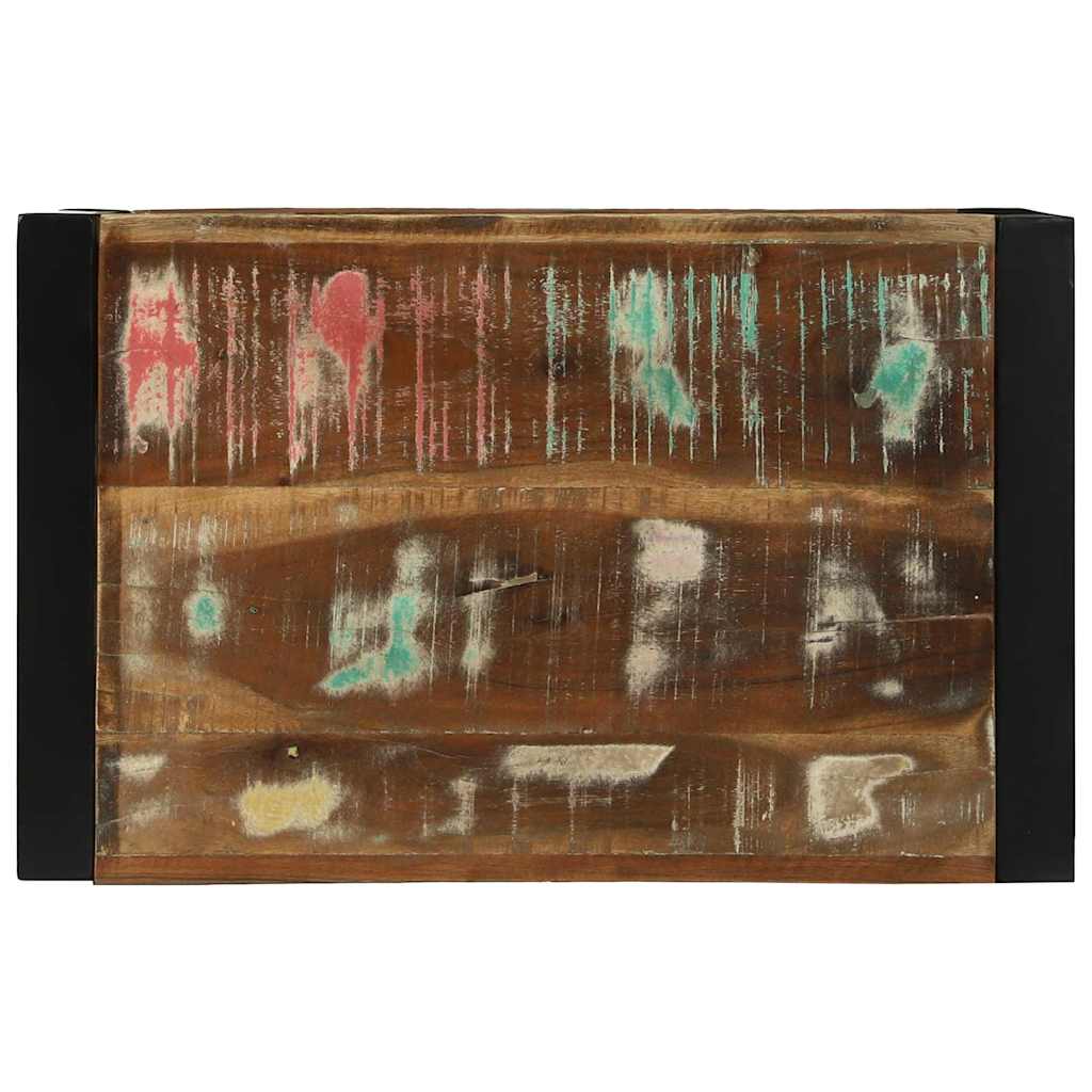 vidaXL Wandwürfel Braun 55 x 35 x 40 cm Massives upgecyceltes Holz