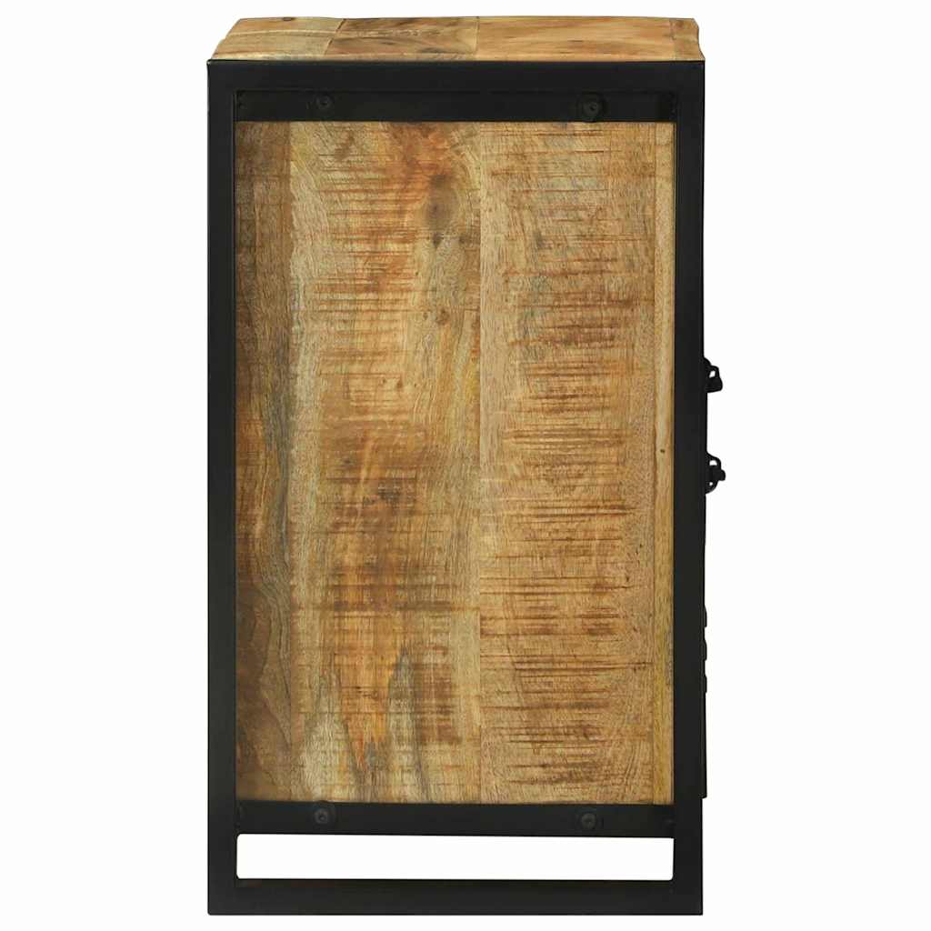 vidaXL Waschbeckenunterschrank Braun 55 x 35 x 60 cm Massivholz Mango