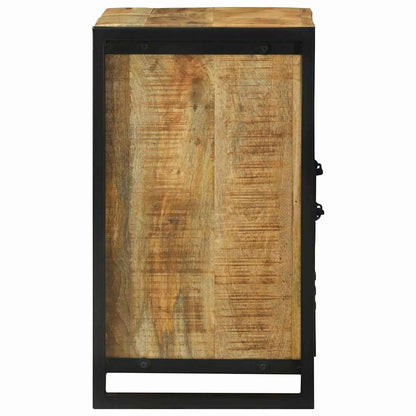 vidaXL Waschbeckenunterschrank Braun 55 x 35 x 60 cm Massivholz Mango