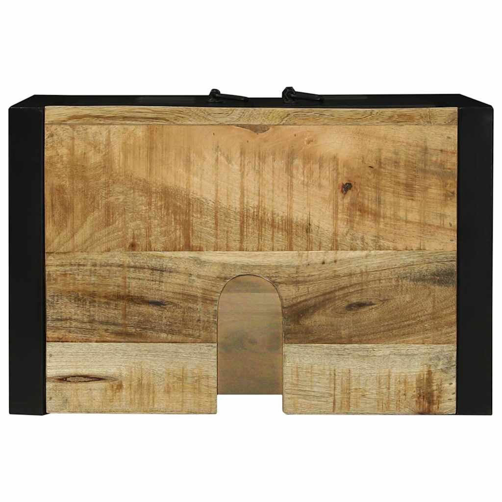vidaXL Waschbeckenunterschrank Braun 55 x 35 x 60 cm Massivholz Mango