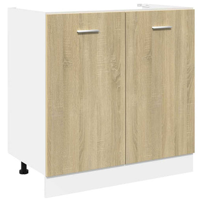 vidaXL 8-tlg. Küchenschrank-Set Lyon Sonoma-Eiche Holzwerkstoff