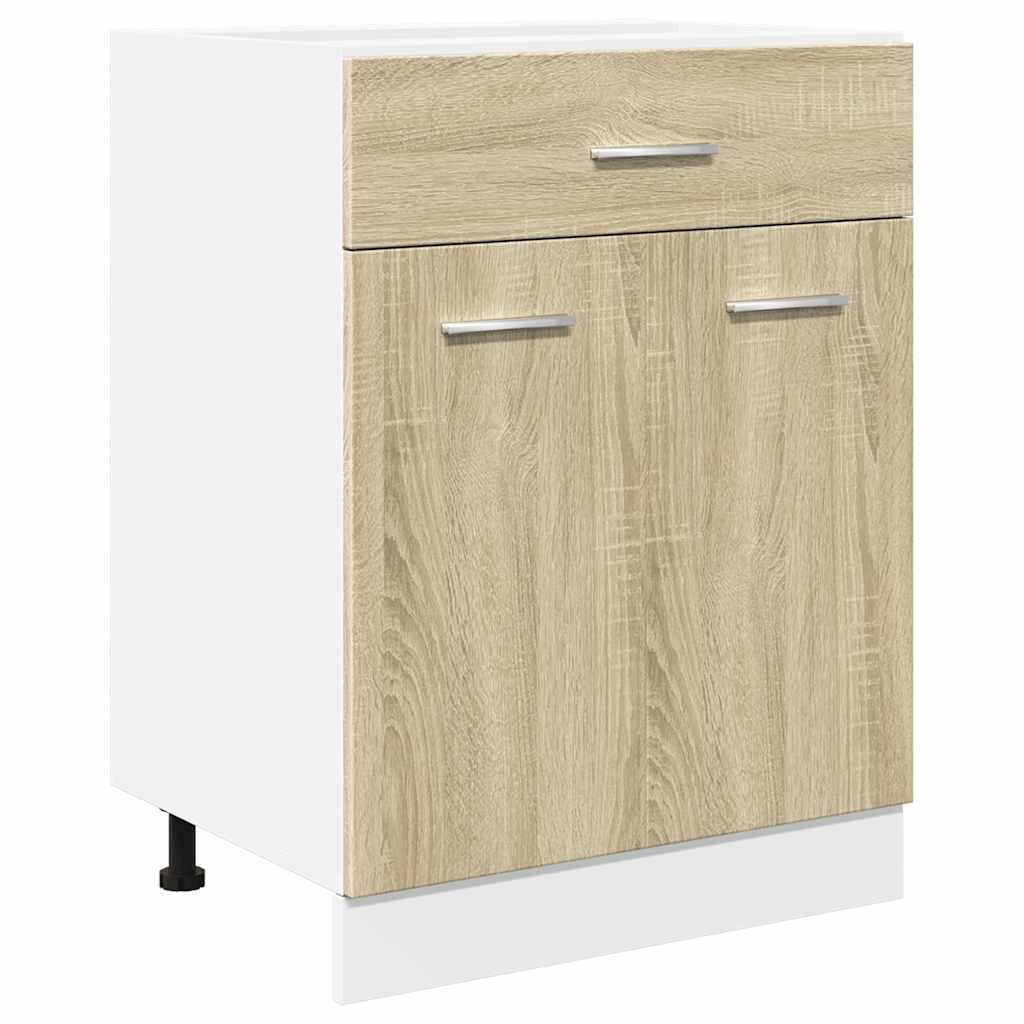 vidaXL 8-tlg. Küchenschrank-Set Lyon Sonoma-Eiche Holzwerkstoff