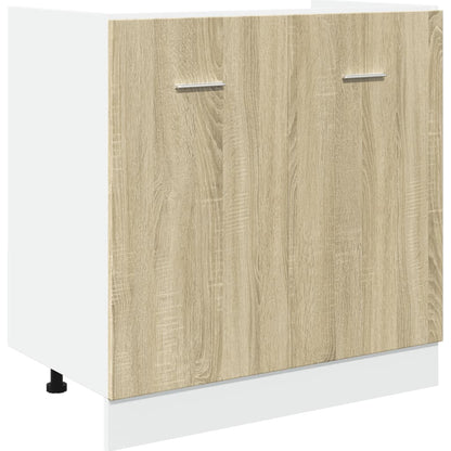 vidaXL 4-tlg. Küchenschrank-Set Lyon Sonoma-Eiche Holzwerkstoff