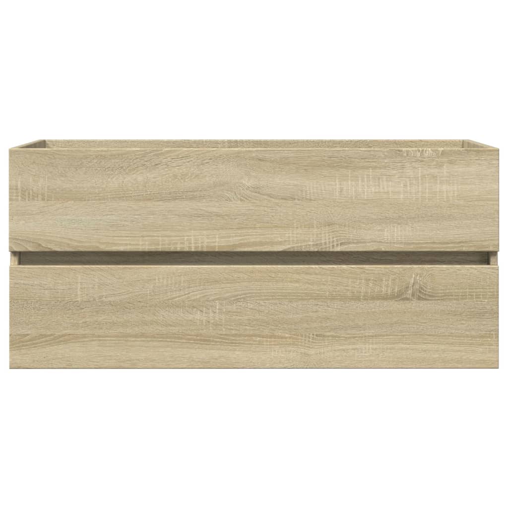 vidaXL 2-tlg. Badmöbel-Set Keramik und Holzwerkstoff