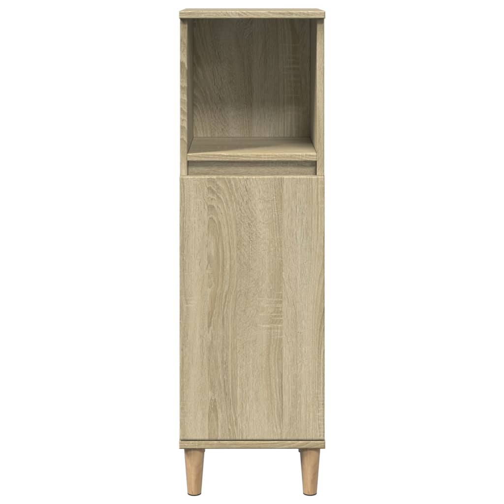 vidaXL Ensemble de meubles de salle de bain 3 pcs Chêne Sonoma Aggloméré