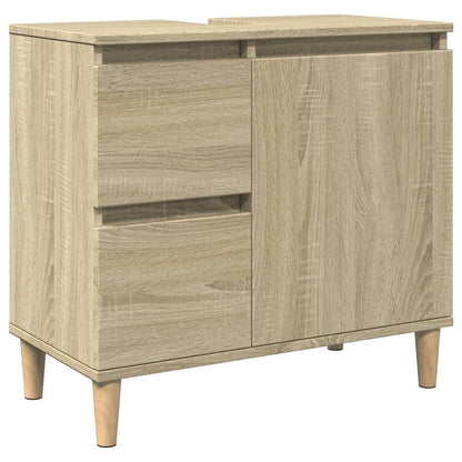vidaXL Ensemble de meubles de salle de bain 3 pcs Chêne Sonoma Aggloméré