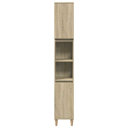 vidaXL Ensemble de meubles de salle de bain 3 pcs Chêne Sonoma Aggloméré