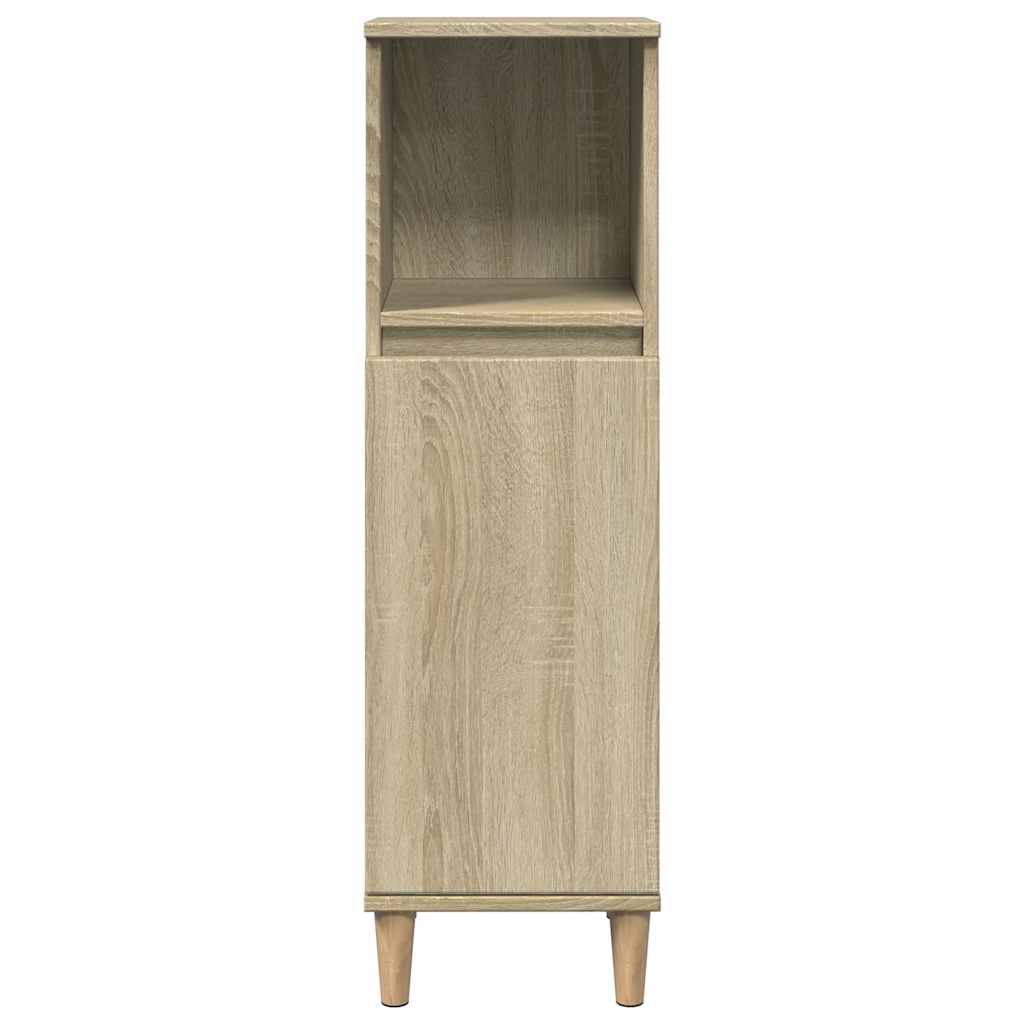vidaXL Ensemble de meubles de salle de bain 3 pcs Chêne Sonoma Aggloméré