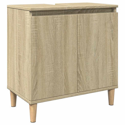 vidaXL Ensemble de meubles de salle de bain 3 pcs Chêne Sonoma Aggloméré