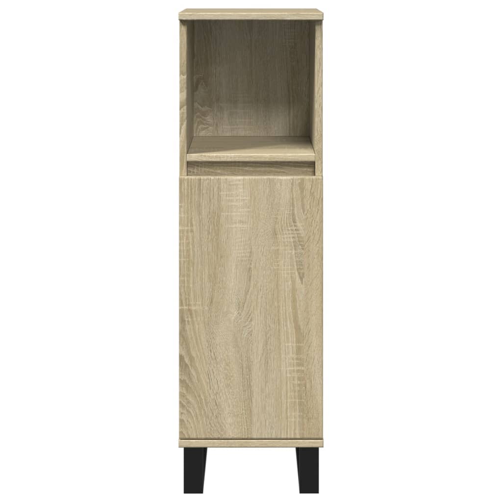 vidaXL Ensemble de meubles de salle de bain 3 pcs Chêne Sonoma Aggloméré