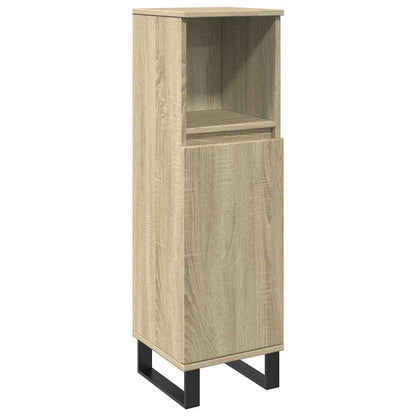 vidaXL Ensemble de meubles de salle de bain 3 pcs Chêne Sonoma Aggloméré