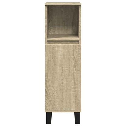 vidaXL Ensemble de meubles de salle de bain 3 pcs Chêne Sonoma Aggloméré