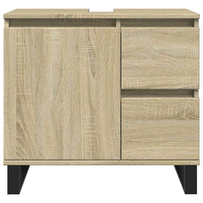 vidaXL Ensemble de meubles de salle de bain 3 pcs Chêne Sonoma Aggloméré