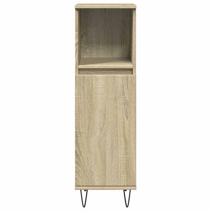 vidaXL Ensemble de meubles de salle de bain 3 pcs Chêne Sonoma Aggloméré