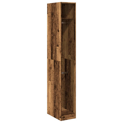 Kleiderschrank Altholz-Optik 30x50x200 cm Holzwerkstoff