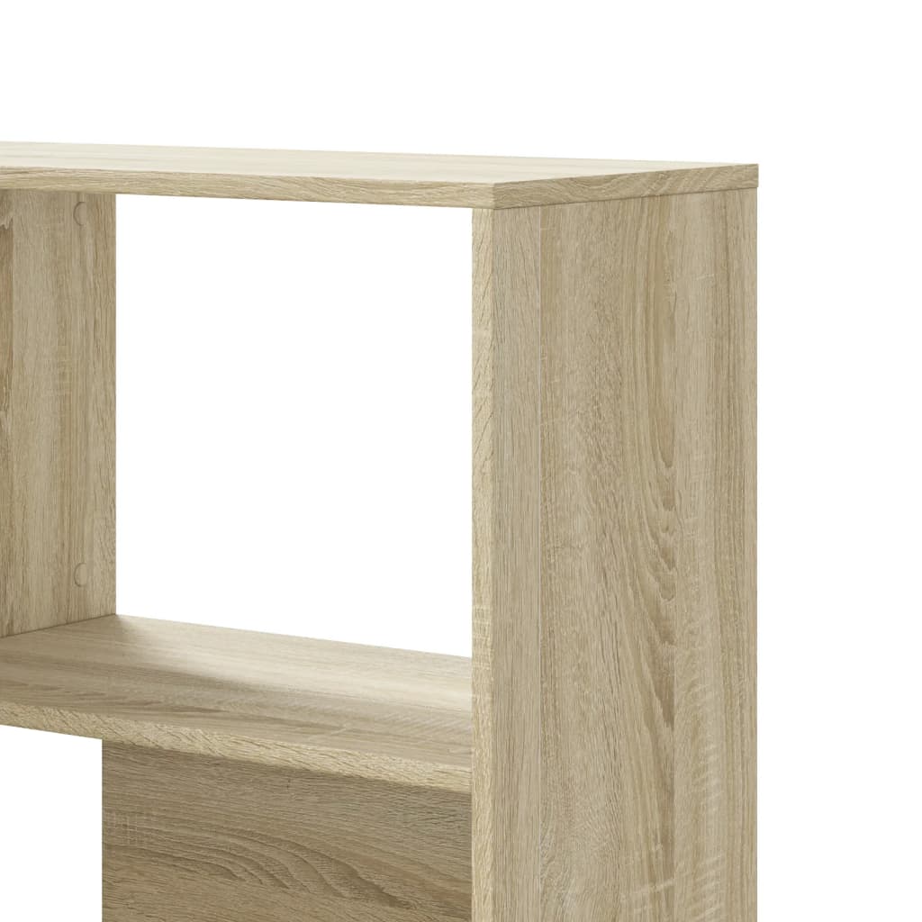 vidaXL Eck-Bücherregal 4 Etagen Sonoma Eiche 85x85x140cm Holzwerkstoff