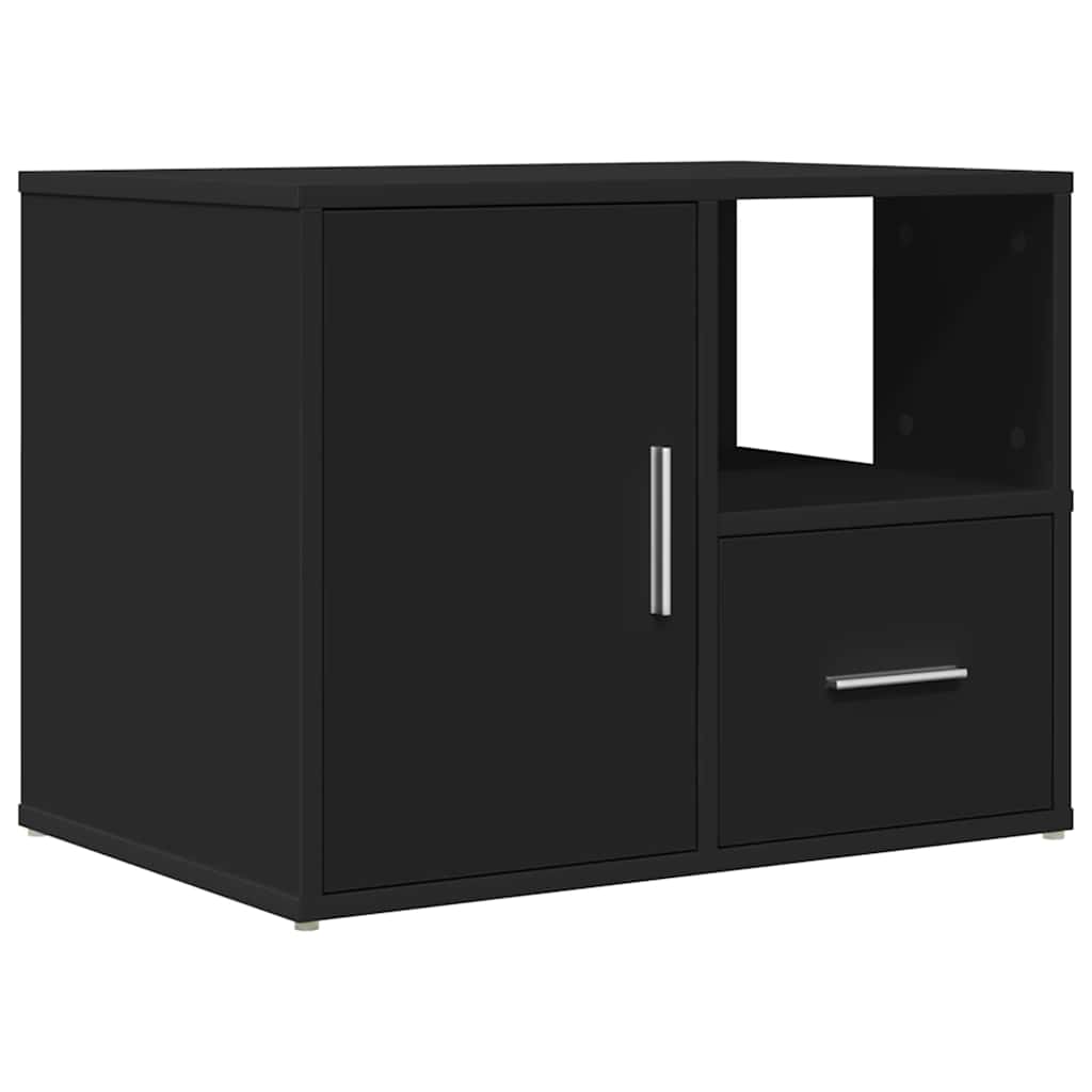 vidaXL Eckregal Schwarz 160x40x45 cm Holzwerkstoff