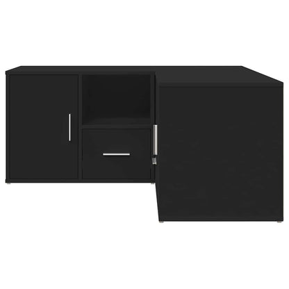 vidaXL Eckregal Schwarz 160x40x45 cm Holzwerkstoff