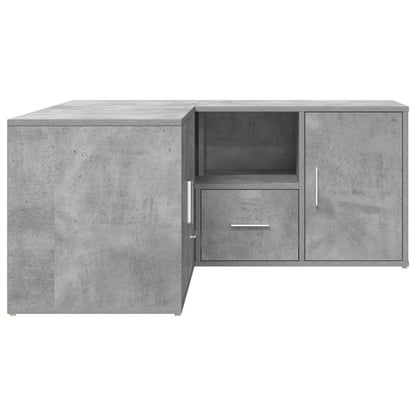 vidaXL Eckregal Betongrau 160x40x45 cm Holzwerkstoff