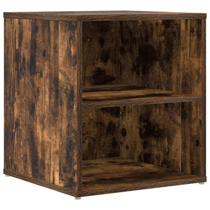 vidaXL Eckregal Räuchereiche 160x40x45 cm Holzwerkstoff
