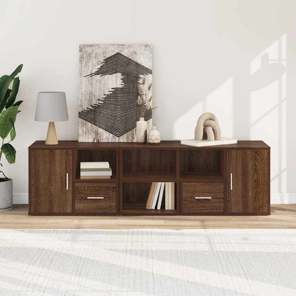 vidaXL Eckregal Braun Eichen-Optik 160x40x45 cm Holzwerkstoff