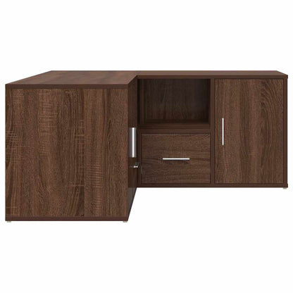 vidaXL Eckregal Braun Eichen-Optik 160x40x45 cm Holzwerkstoff