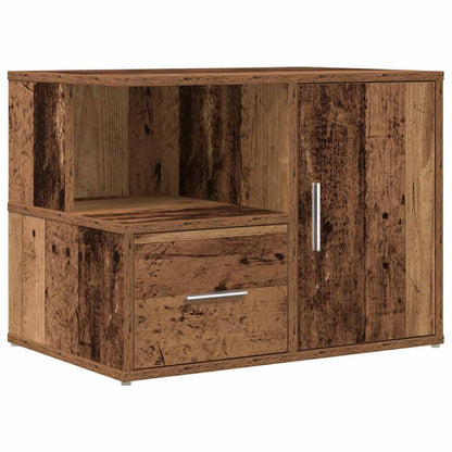 vidaXL Eckregal Altholz-Optik 160x40x45 cm Holzwerkstoff