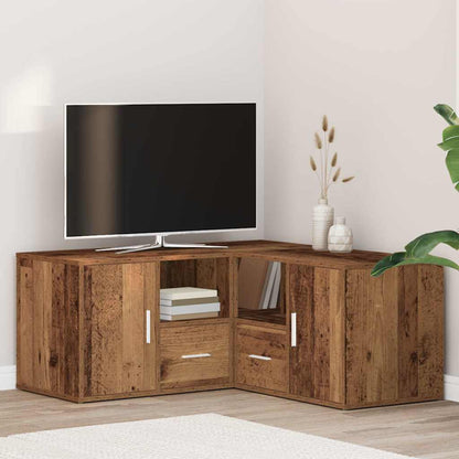 vidaXL Eckregal Altholz-Optik 160x40x45 cm Holzwerkstoff