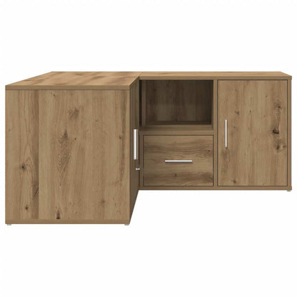 vidaXL Eckregal Artisan-Eichen-Optik 160x40x45 cm Holzwerkstoff