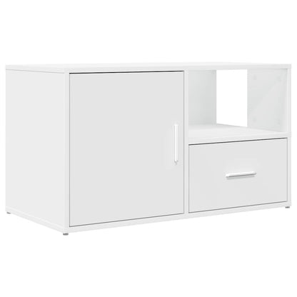 vidaXL Eckregal Weiß 200x40x45 cm Holzwerkstoff