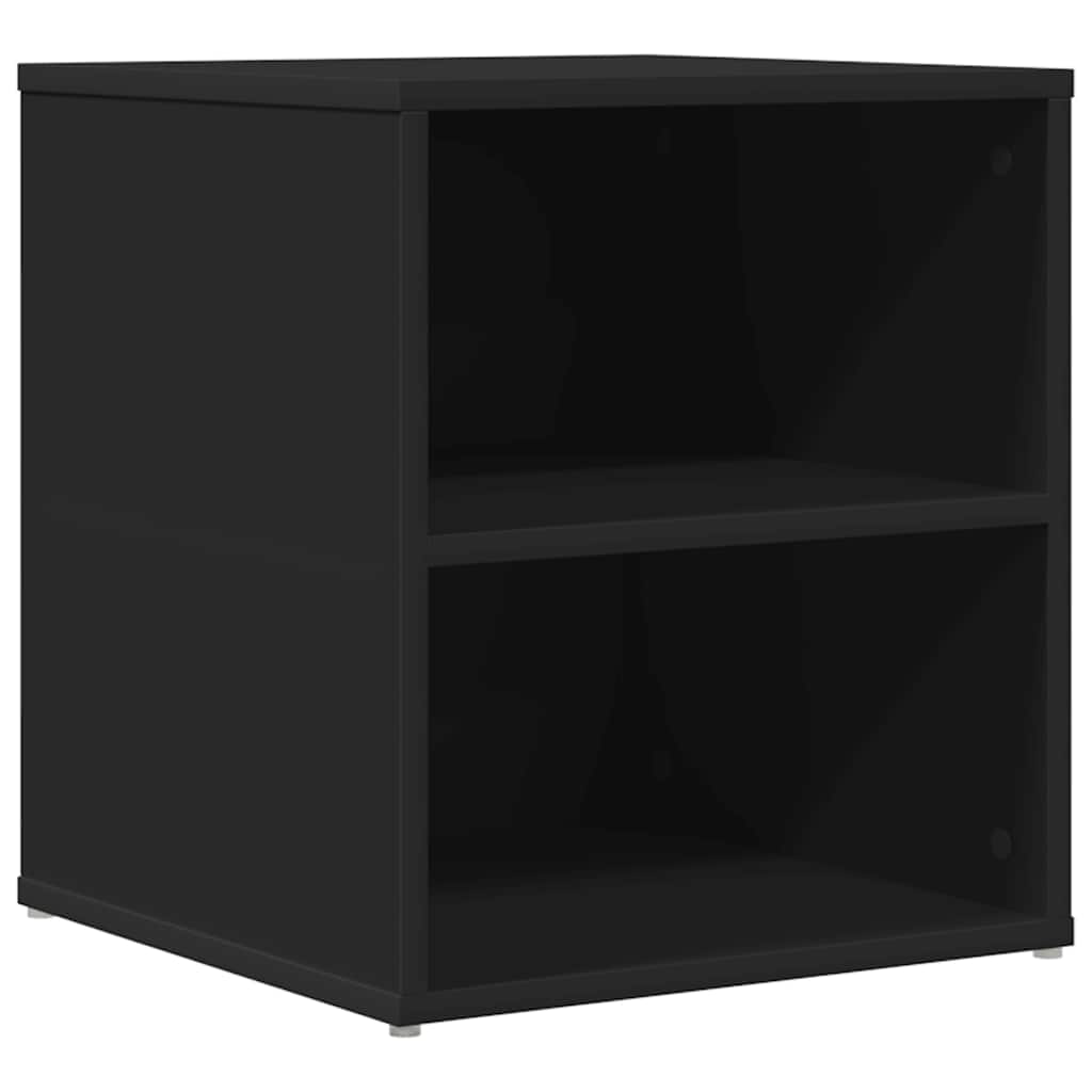 vidaXL Eckregal Schwarz 200x40x45 cm Holzwerkstoff