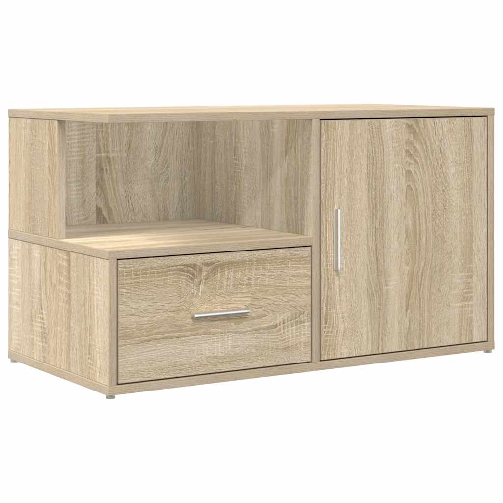 vidaXL Étagère d'angle Bois d'ingénierie Chêne Sonoma 200x40x45 cm