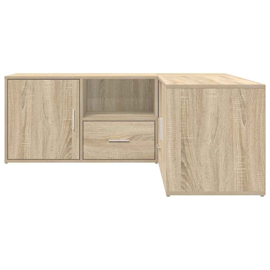 vidaXL Étagère d'angle Bois d'ingénierie Chêne Sonoma 200x40x45 cm