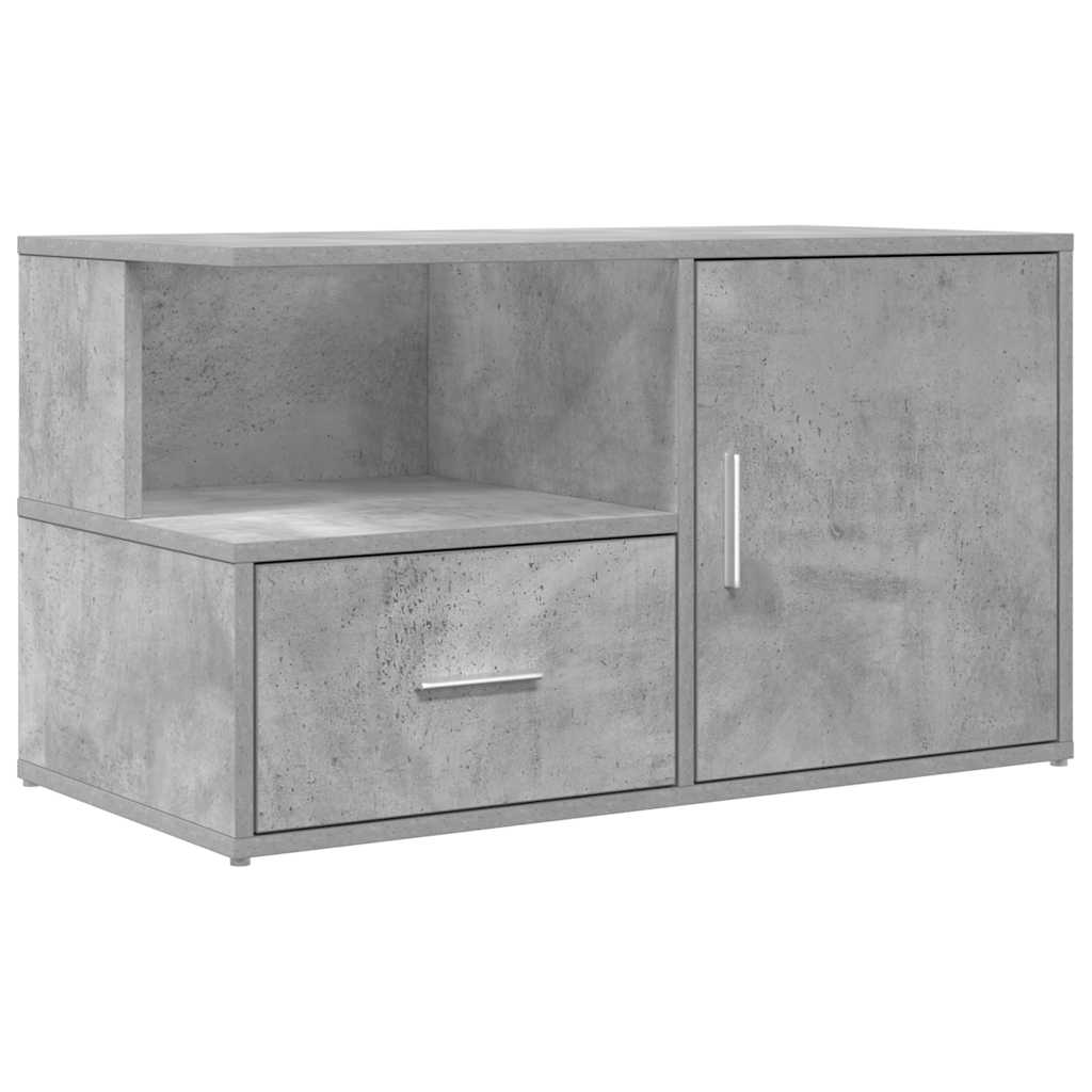 vidaXL Eckregal Betongrau 200x40x45 cm Holzwerkstoff